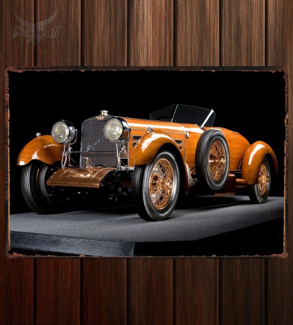 Металлическая табличка Hispano-Suiza H6C Tulipwood Torpedo by Nieuport